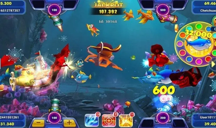 Giao diện chơi Bắn Cá Vua Hải Tặc H3BET