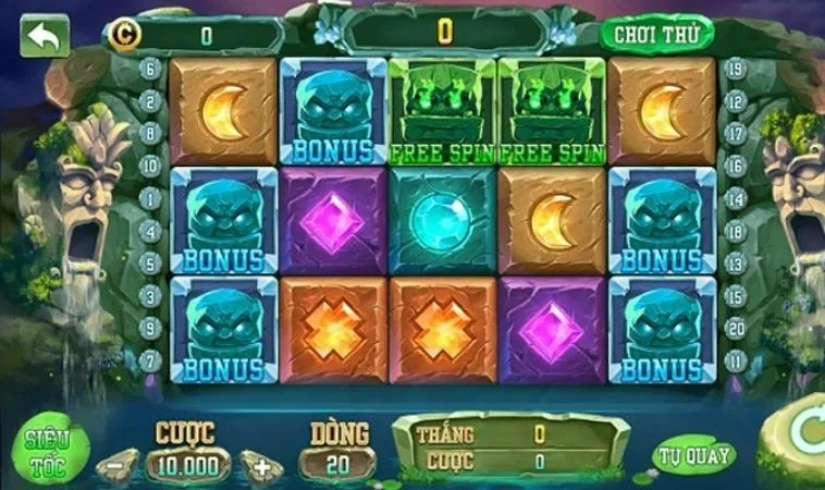 Nổ Hũ Rừng Xanh H3BET: Trải Nghiệm Game Slot Đỉnh Cao 2 Giao diện trò chơi Nổ Hũ Rừng Xanh H3BET